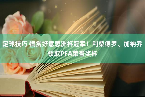 足球技巧 犒赏好意思洲杯冠军！利桑德罗、加纳乔领取PFA荣誉奖杯