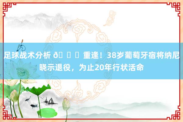 足球战术分析 👋重逢！38岁葡萄牙宿将纳尼晓示退役，为止20年行状活命